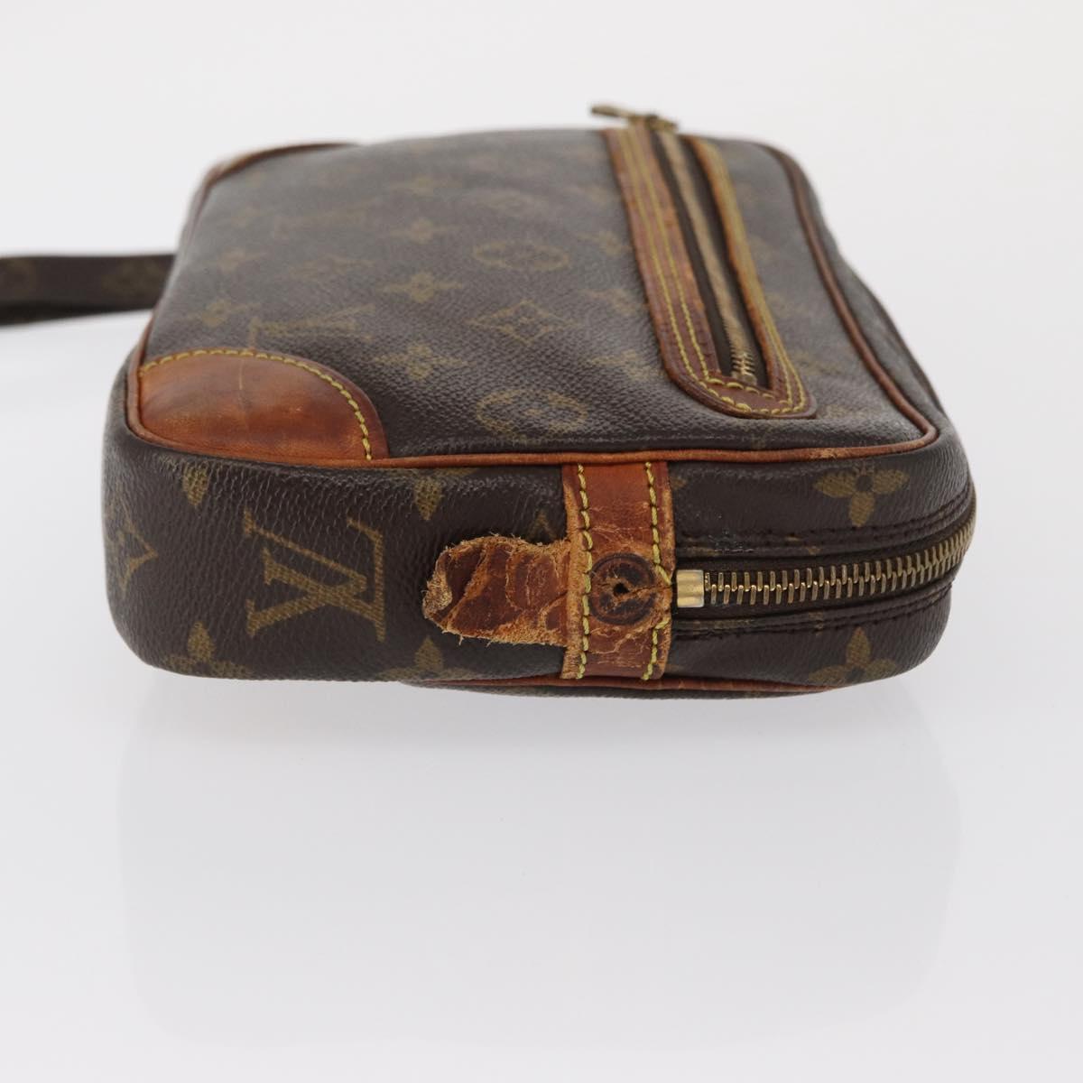 LOUIS VUITTON Monogram Marly Dragonne GM Clutch Bag M51825 LV Auth bs32220