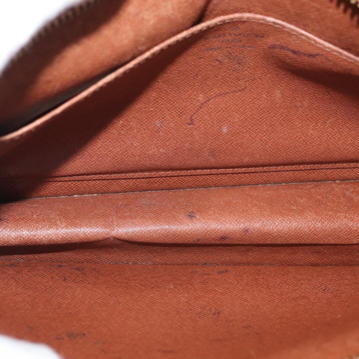 LOUIS VUITTON Epi Pochette Homme Bag Brown Zipangu Gold M52528 LV Auth bs32222