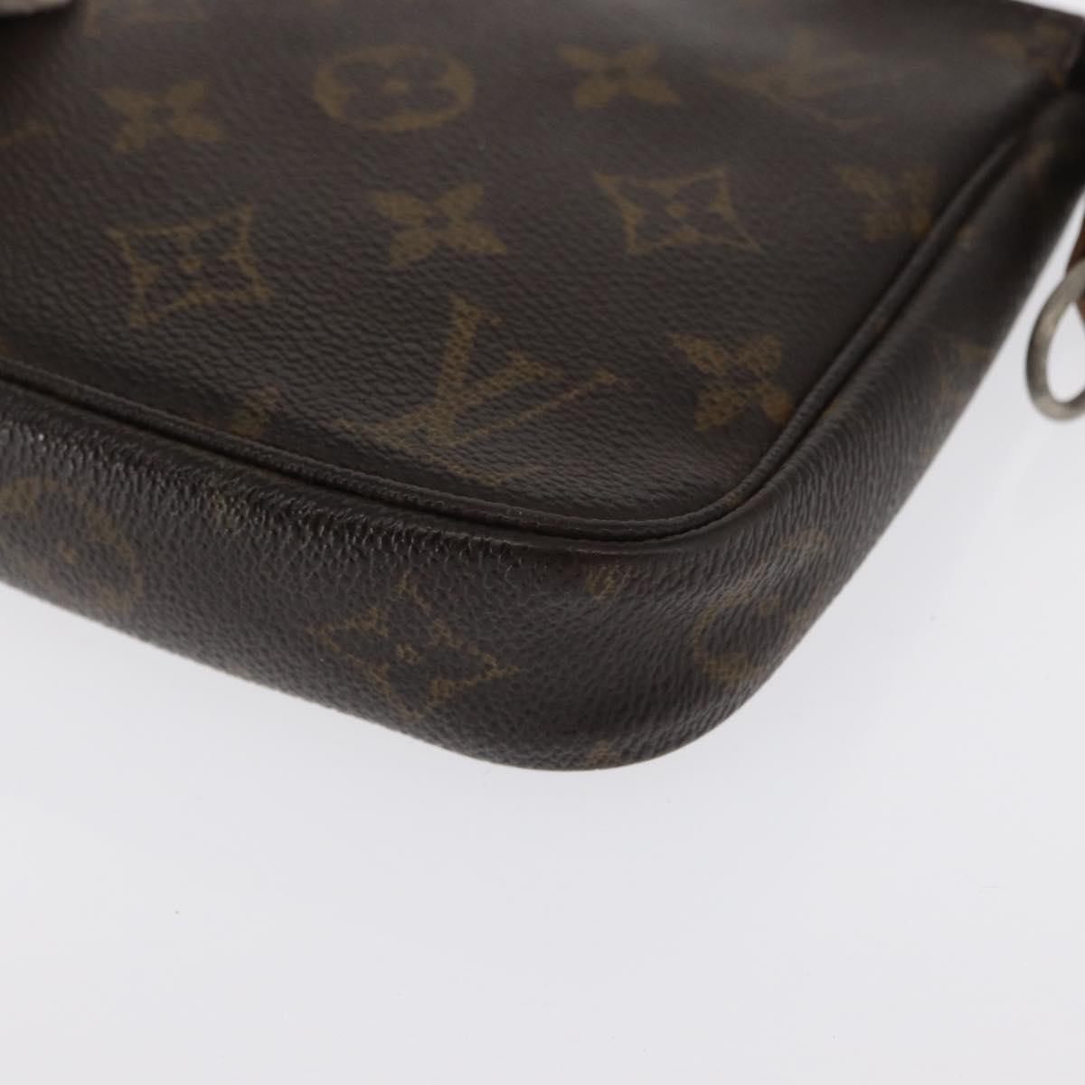 LOUIS VUITTON Monogram Pochette Accessoires Pouch M51980 LV Auth bs32225