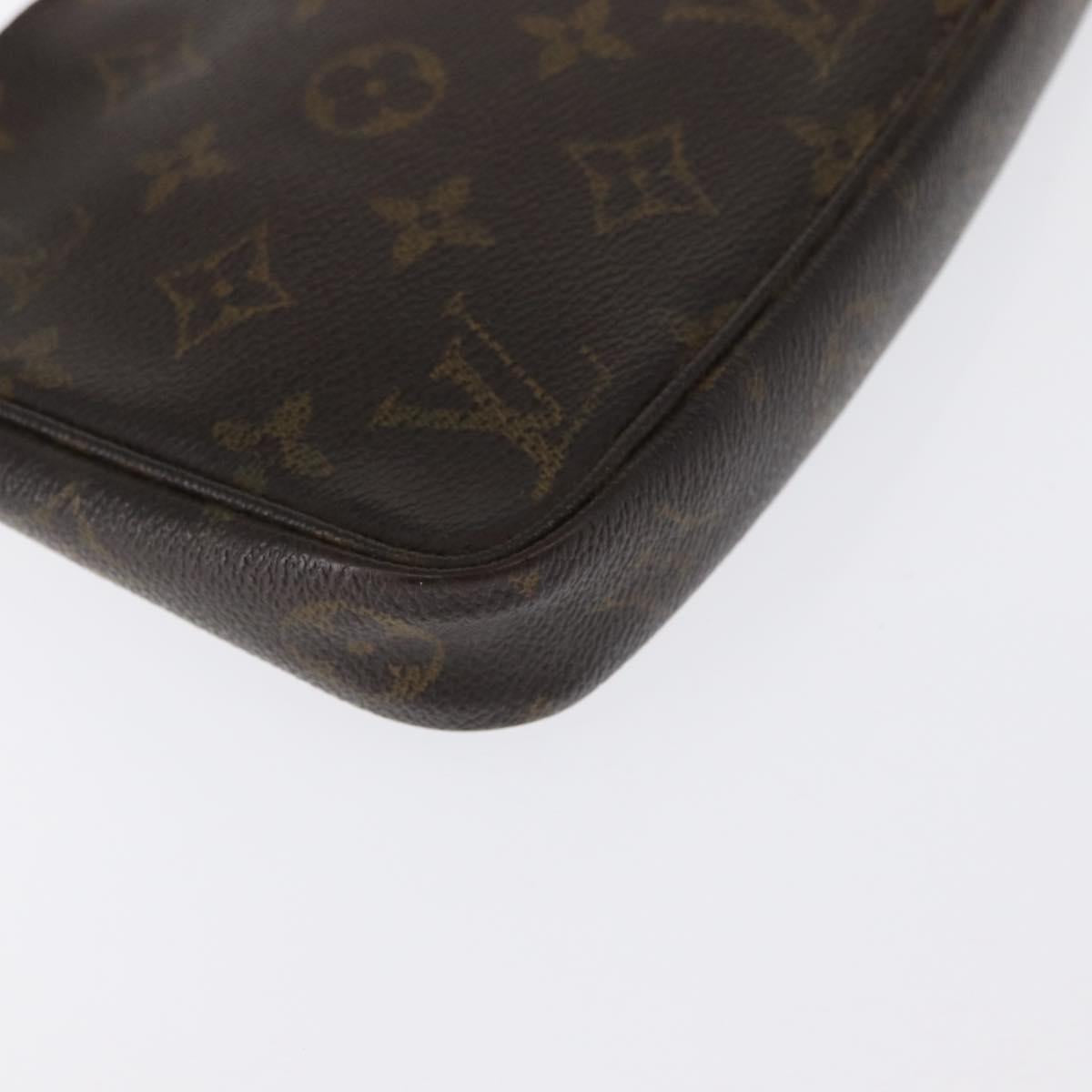 LOUIS VUITTON Monogram Pochette Accessoires Pouch M51980 LV Auth bs32225