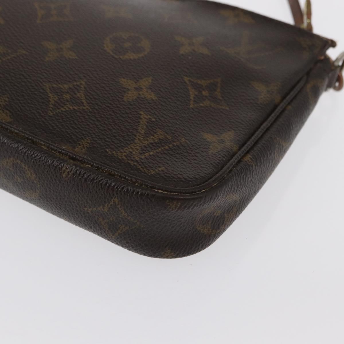 LOUIS VUITTON Monogram Pochette Accessoires Pouch M51980 LV Auth bs32225