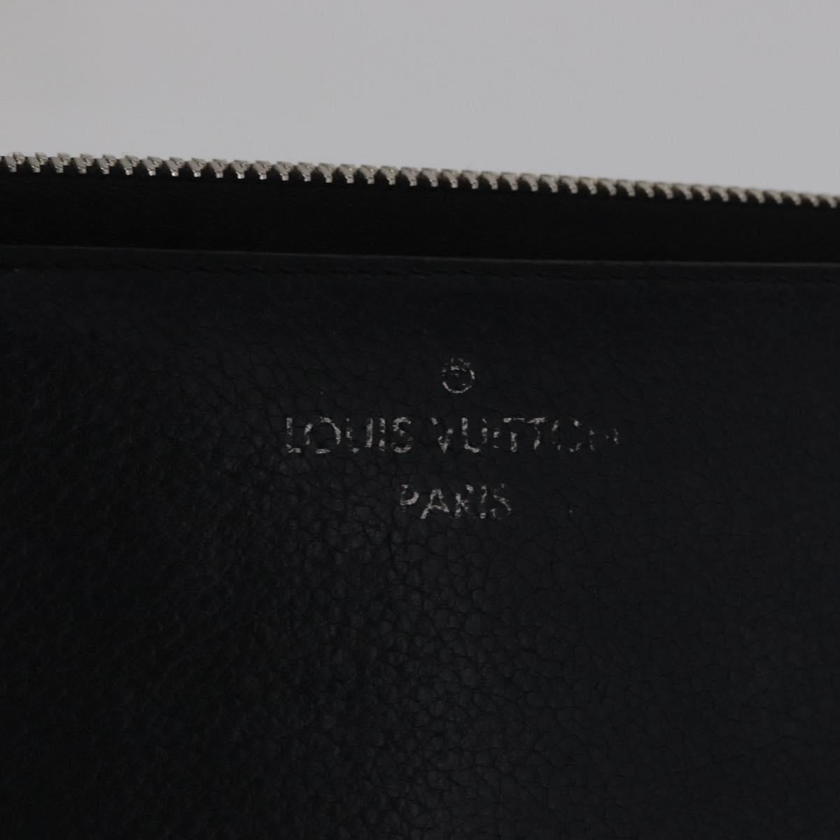 LOUIS VUITTON Portefeuille Comet Wallet Taurillon Leather M63102 LV Auth bs32240