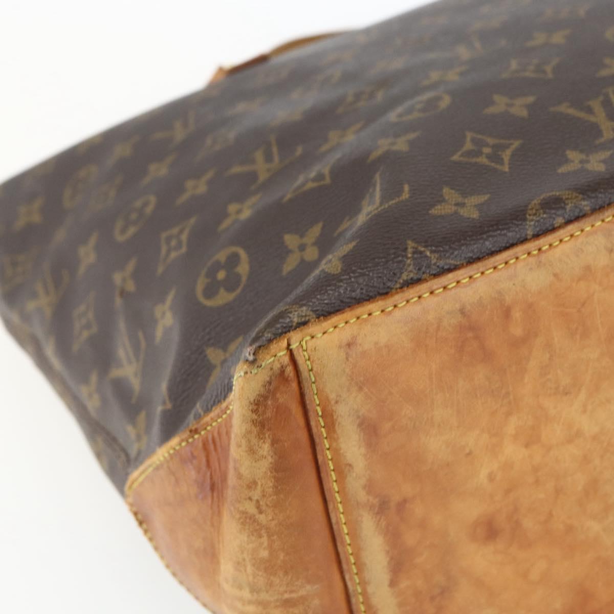 LOUIS VUITTON Monogram Cabas Mezzo Tote Bag M51151 LV Auth bs32250