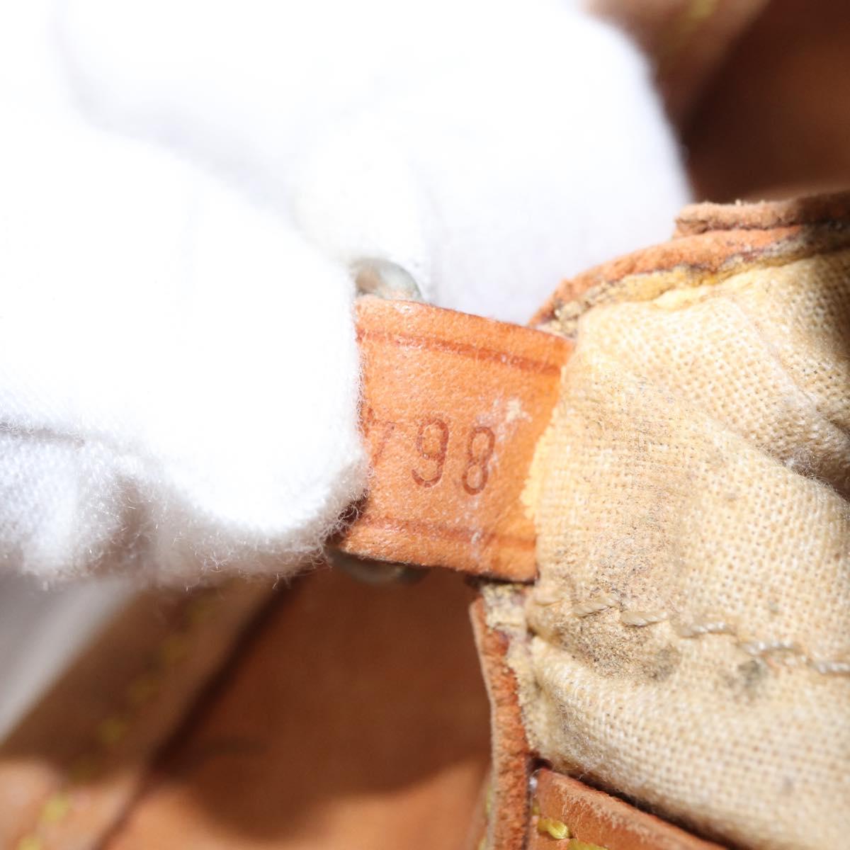 LOUIS VUITTON Monogram Bucket PM Shoulder Bag M42238 LV Auth bs32251