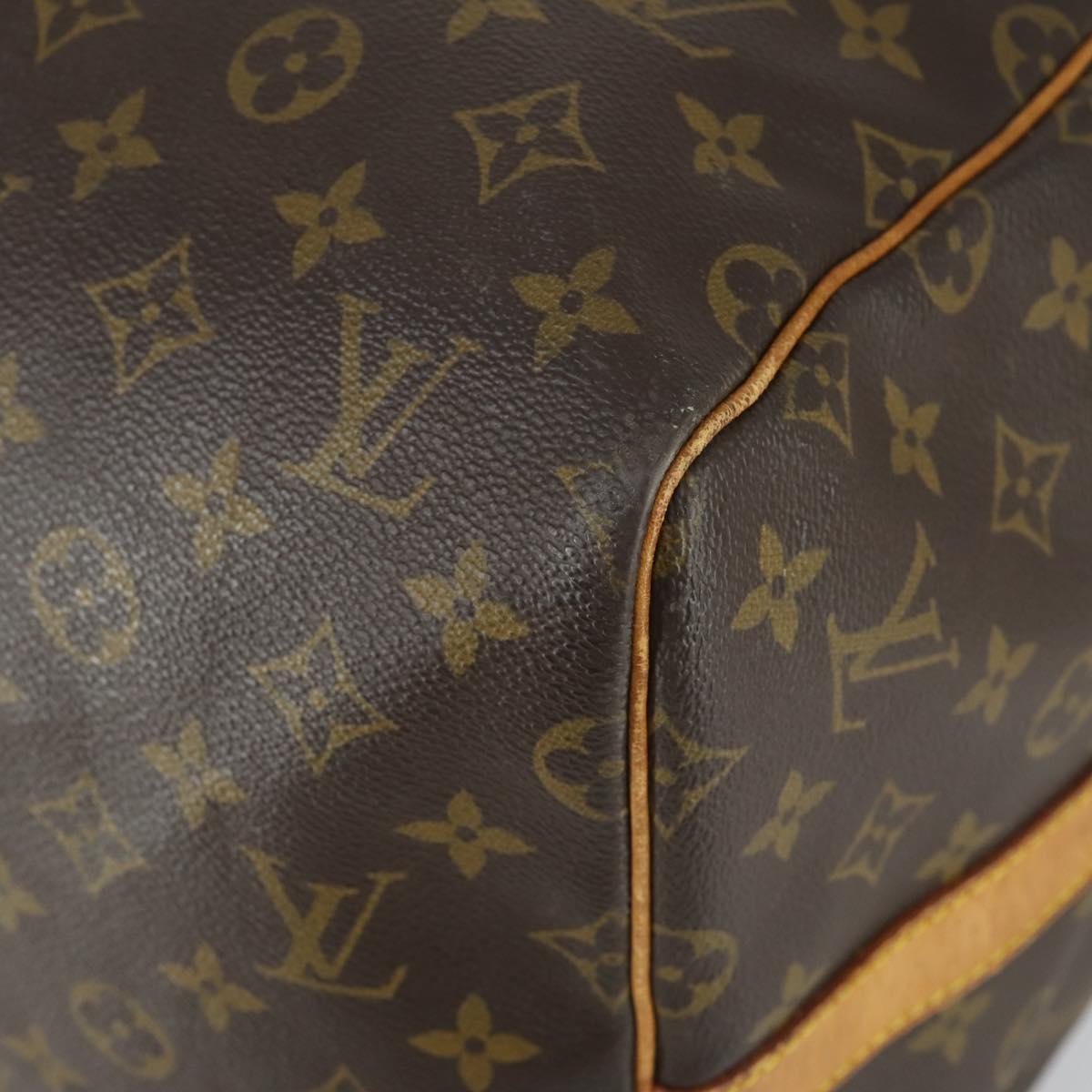 LOUIS VUITTON Monogram Keepall Bandouliere 55 Boston Bag M41414 LV Auth bs32252