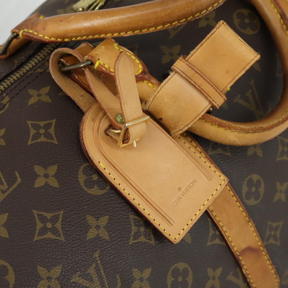 LOUIS VUITTON Monogram Keepall Bandouliere 55 Boston Bag M41414 LV Auth bs32252