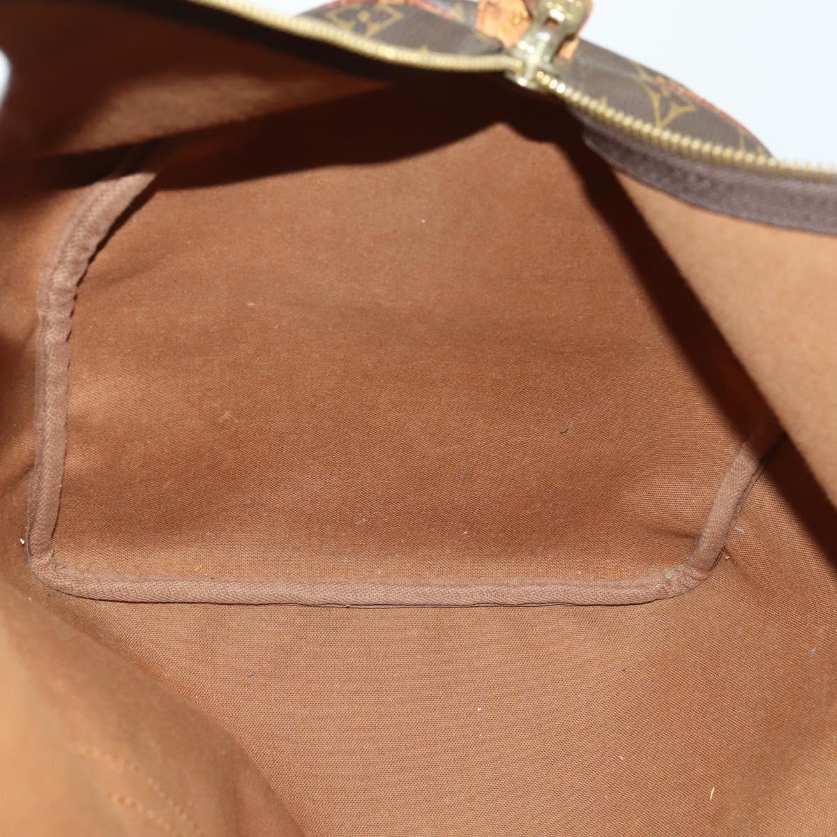 LOUIS VUITTON Monogram Keepall 55 Boston Bag M41424 LV Auth bs32253