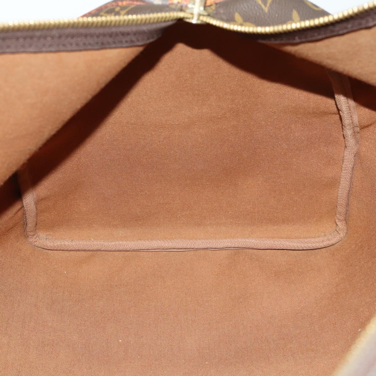 LOUIS VUITTON Monogram Keepall 55 Boston Bag M41424 LV Auth bs32253