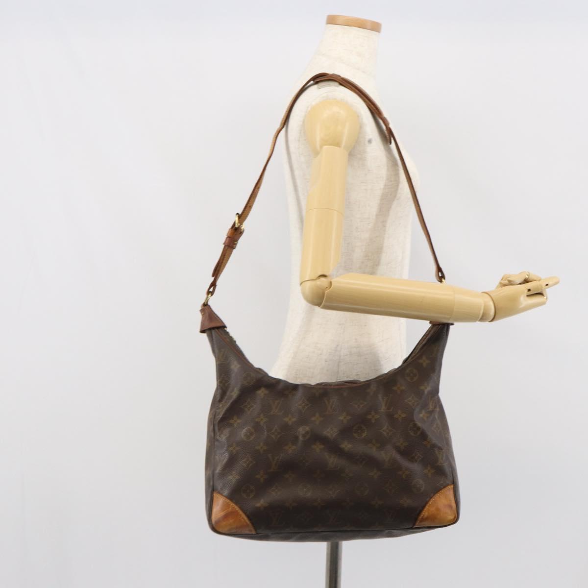 LOUIS VUITTON Monogram Boulogne 35 Shoulder Bag M51260 LV Auth bs32254