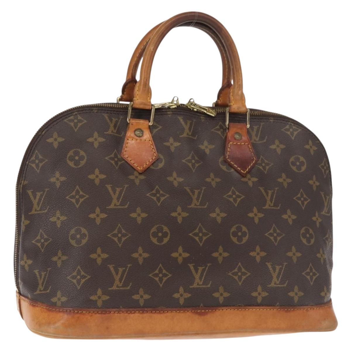 LOUIS VUITTON Monogram Alma Hand Bag M51130 LV Auth bs32260