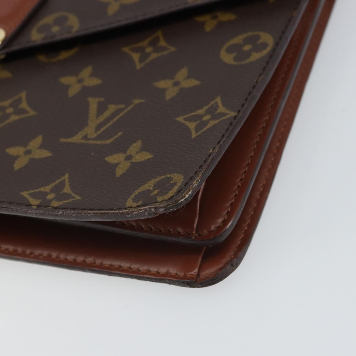 LOUIS VUITTON Monogram Concorde Hand Bag M51190 LV Auth bs32261