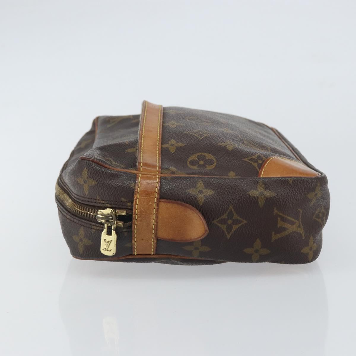 LOUIS VUITTON Monogram Compiegne 28 Clutch Bag M51845 LV Auth bs32263
