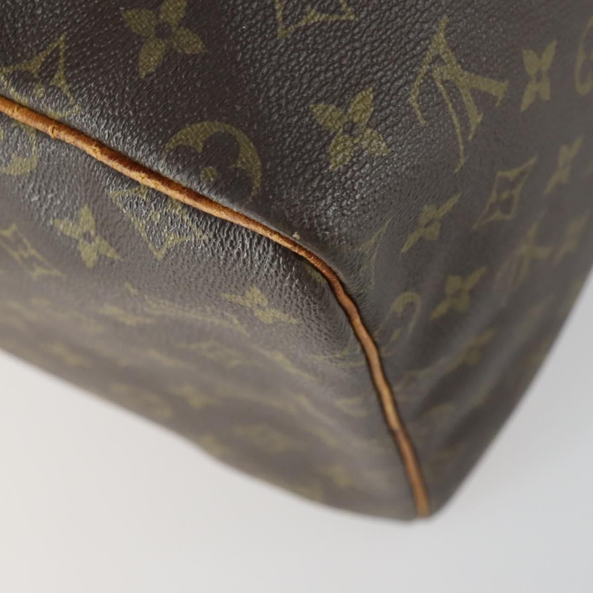 LOUIS VUITTON Monogram Keepall 55 Boston Bag M41424 LV Auth bs32264