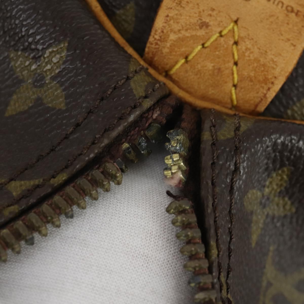 LOUIS VUITTON Monogram Keepall 55 Boston Bag M41424 LV Auth bs32264