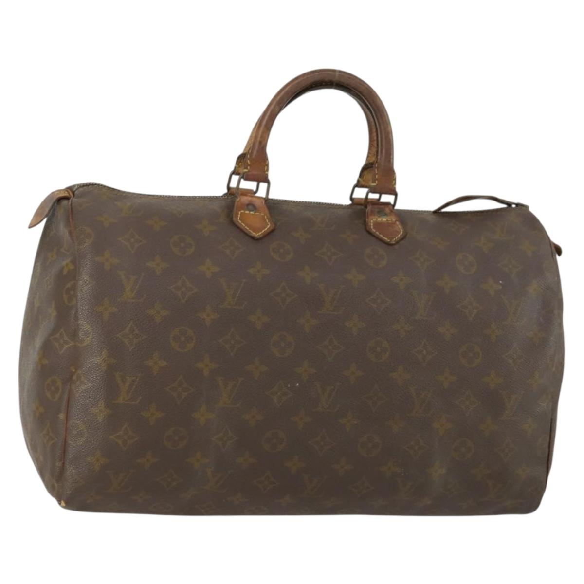 LOUIS VUITTON Monogram Speedy 40 Hand Bag Vintage M41522 LV Auth bs32266