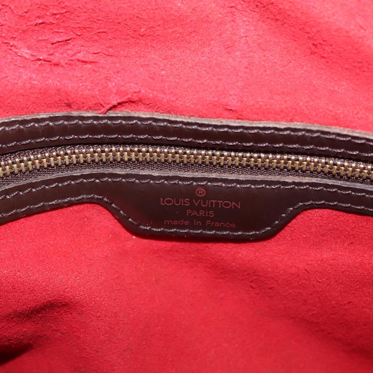 LOUIS VUITTON Damier Ebene Uzes Hand Bag N51128 LV Auth bs32268