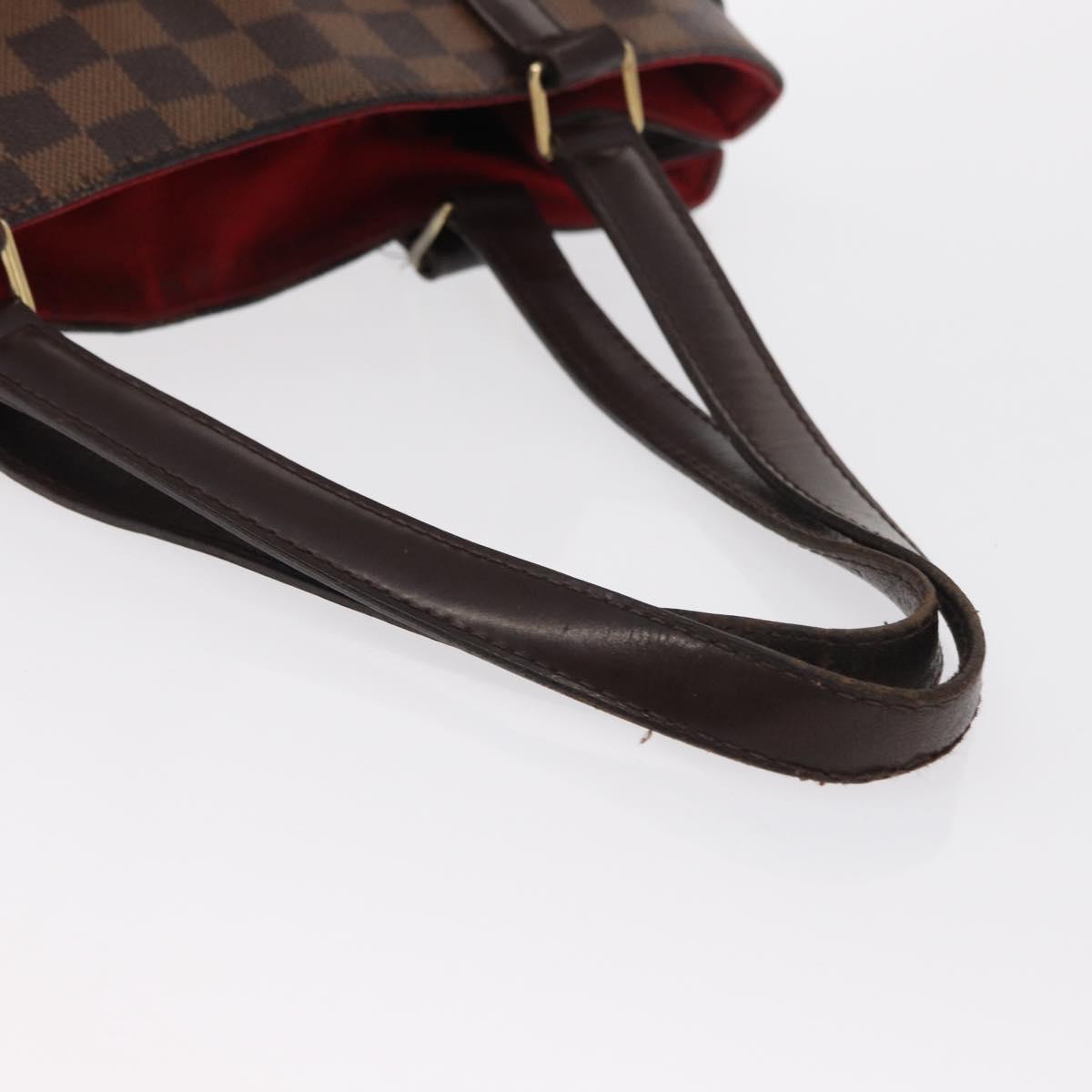 LOUIS VUITTON Damier Ebene Uzes Hand Bag N51128 LV Auth bs32268