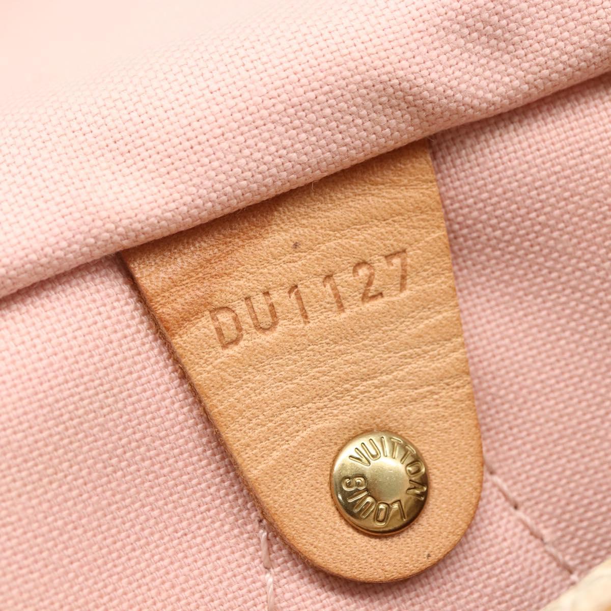 LOUIS VUITTON Damier Azur Tahiti Speedy Bandouliere 30 Bag N41052 Auth bs32269