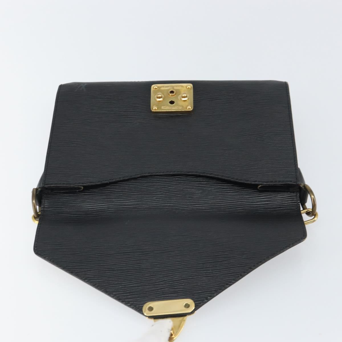 LOUIS VUITTON Epi Biface Clutch Bag Black M52322 LV Auth bs32271