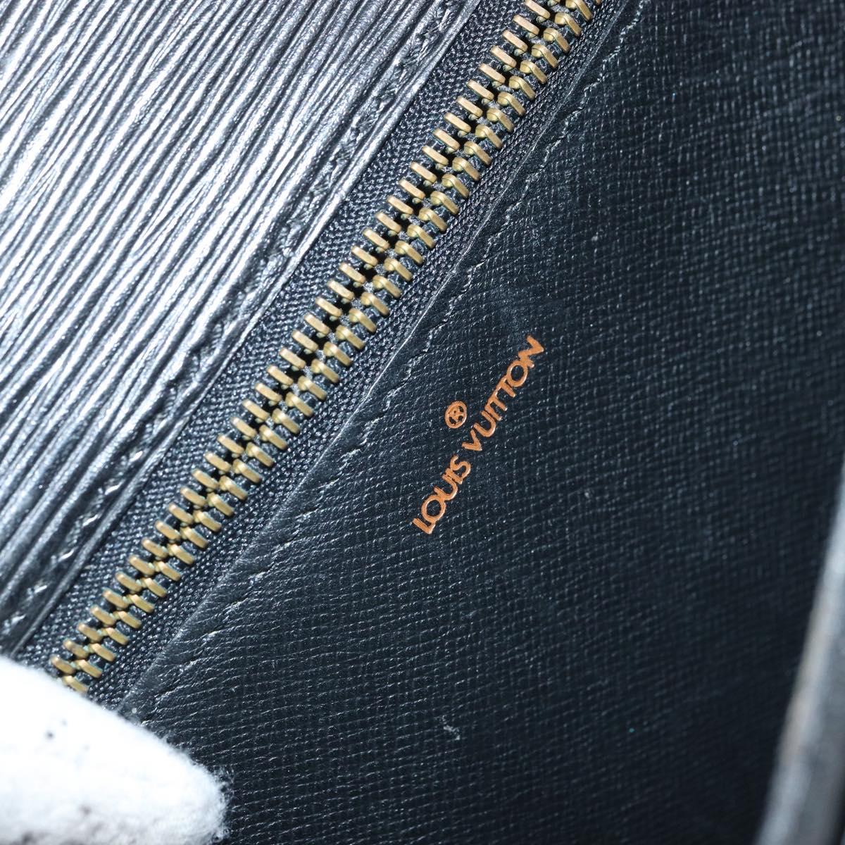 LOUIS VUITTON Epi Biface Clutch Bag Black M52322 LV Auth bs32271