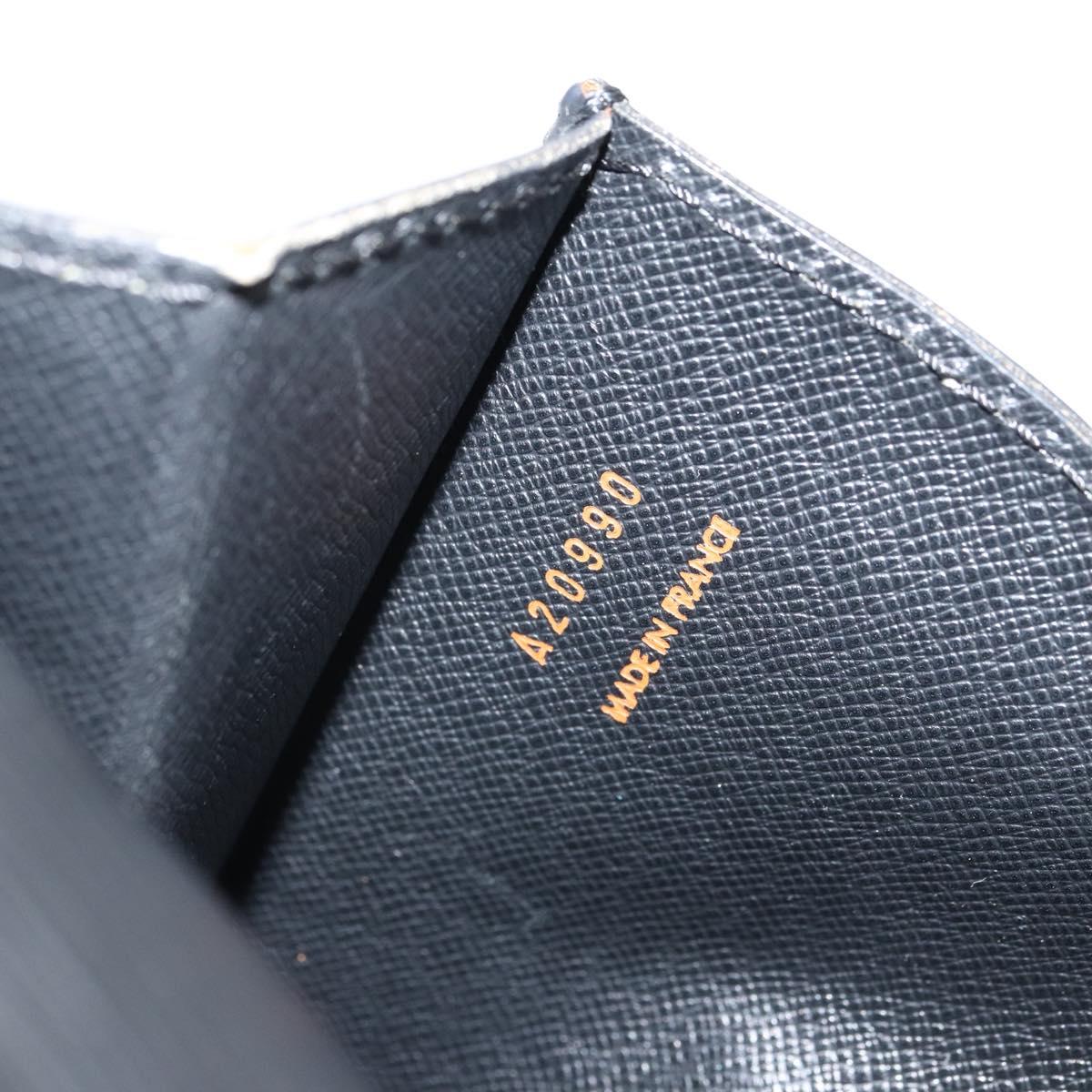 LOUIS VUITTON Epi Biface Clutch Bag Black M52322 LV Auth bs32271