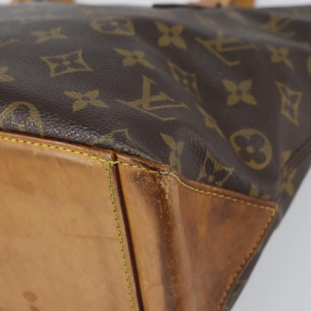 LOUIS VUITTON Monogram Cabas Piano Tote Bag M51148 LV Auth bs32285