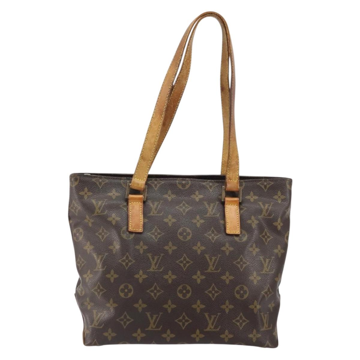 LOUIS VUITTON Monogram Cabas Piano Tote Bag M51148 LV Auth bs32285