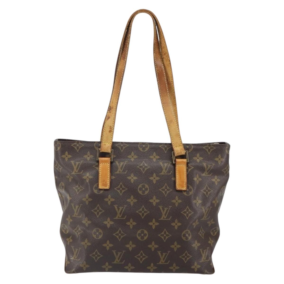 LOUIS VUITTON Monogram Cabas Piano Tote Bag M51148 LV Auth bs32285