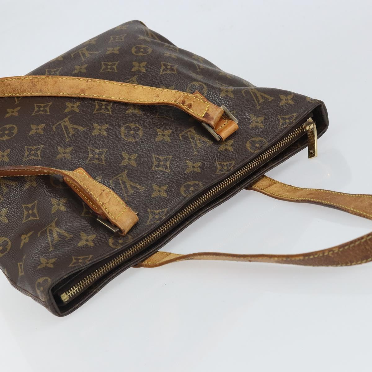 LOUIS VUITTON Monogram Cabas Piano Tote Bag M51148 LV Auth bs32285