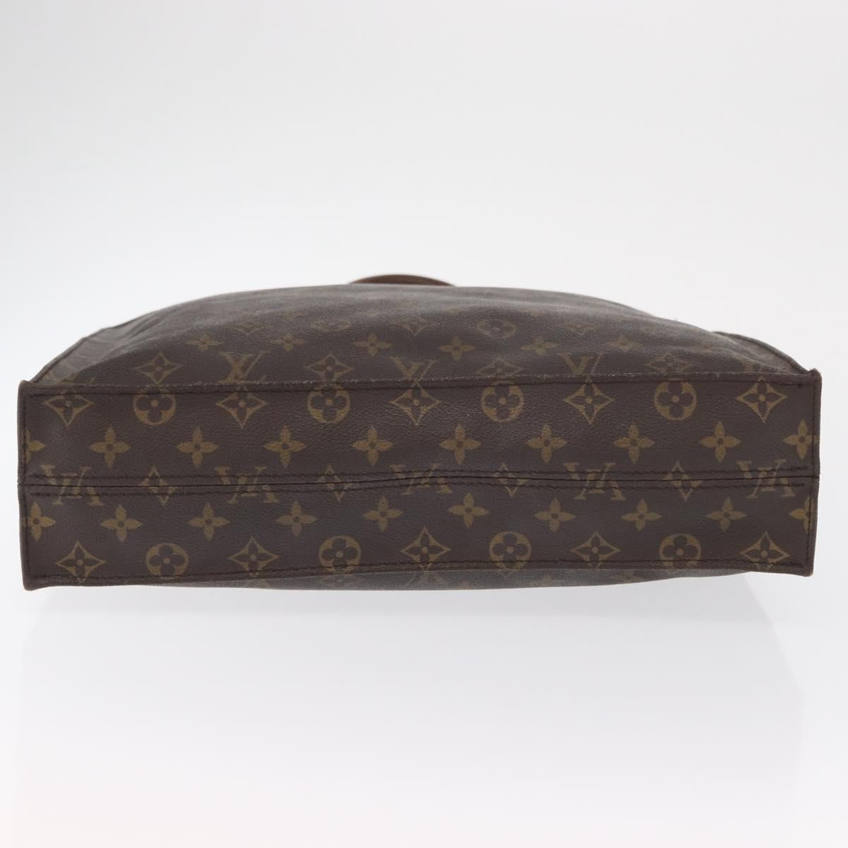 LOUIS VUITTON Monogram Sac Plat Hand Bag M51140 LV Auth bs32286