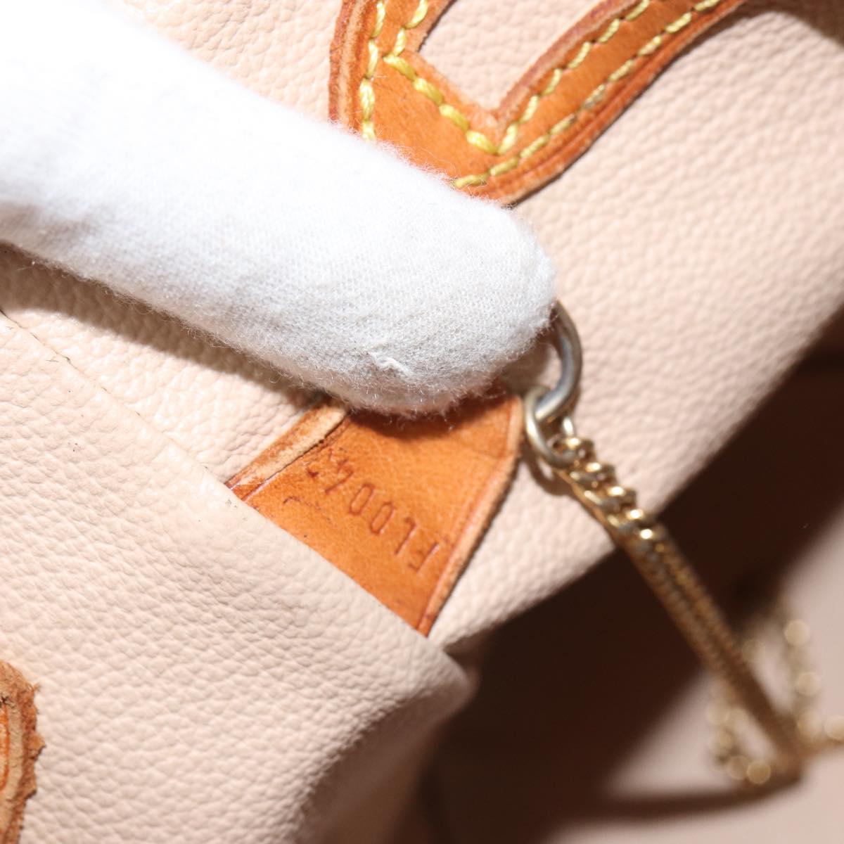 LOUIS VUITTON Monogram Bucket PM Shoulder Bag M42238 LV Auth bs32287