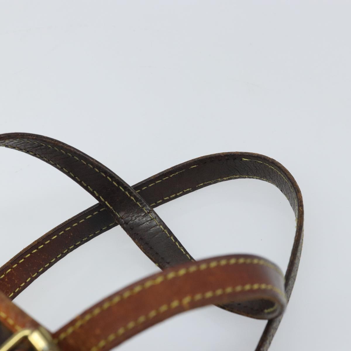 LOUIS VUITTON Monogram Bucket PM Shoulder Bag M42238 LV Auth bs32287