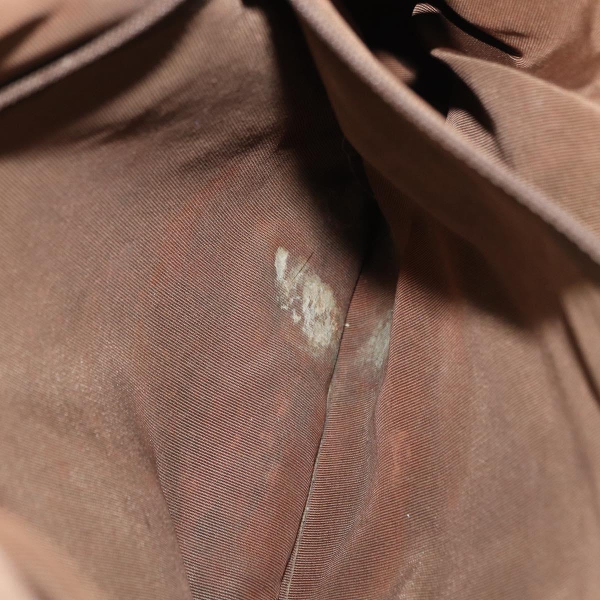 BURBERRY Blue Label Tote Bag Leather Beige Auth bs32315