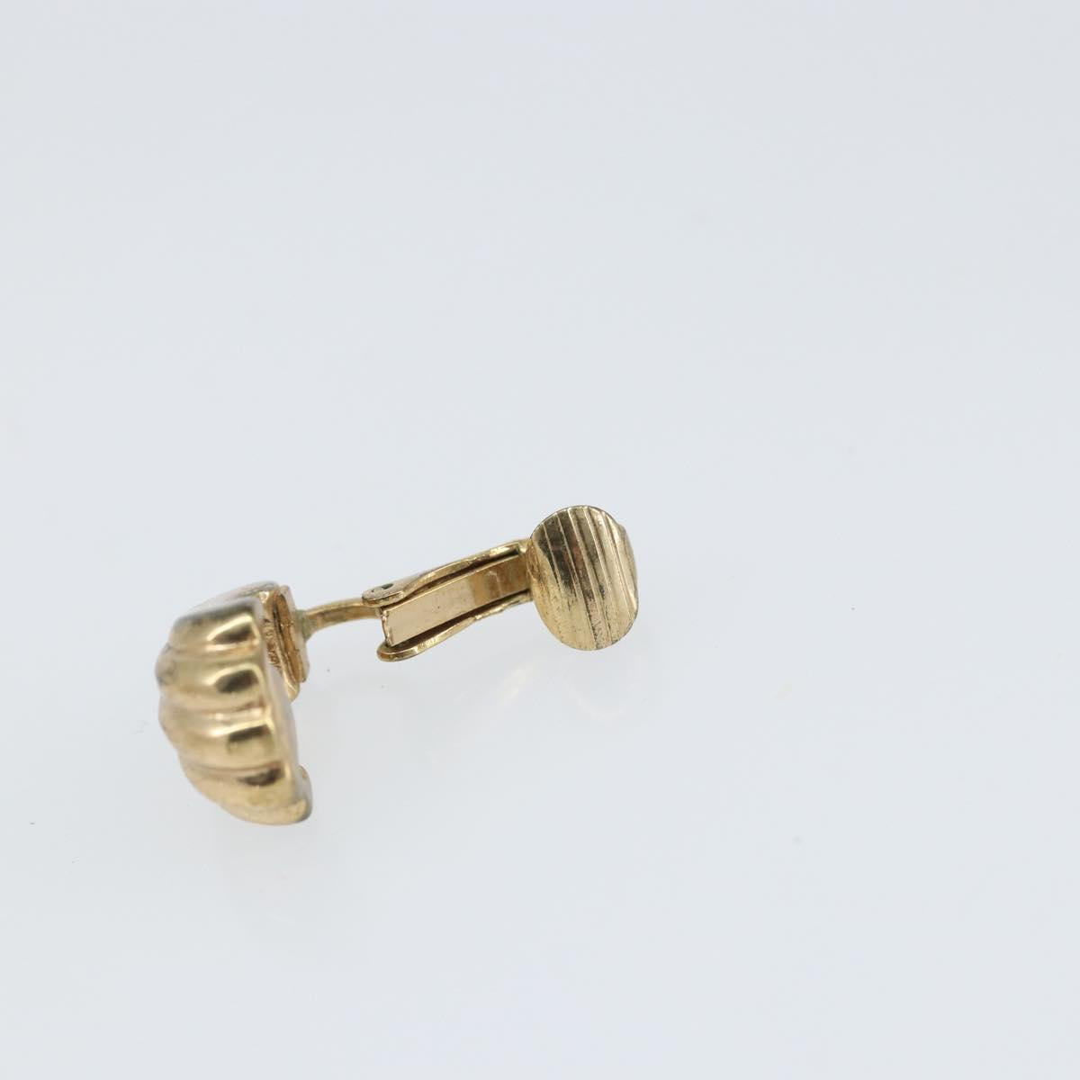 Christian Dior Earring metal Gold Auth bs32322