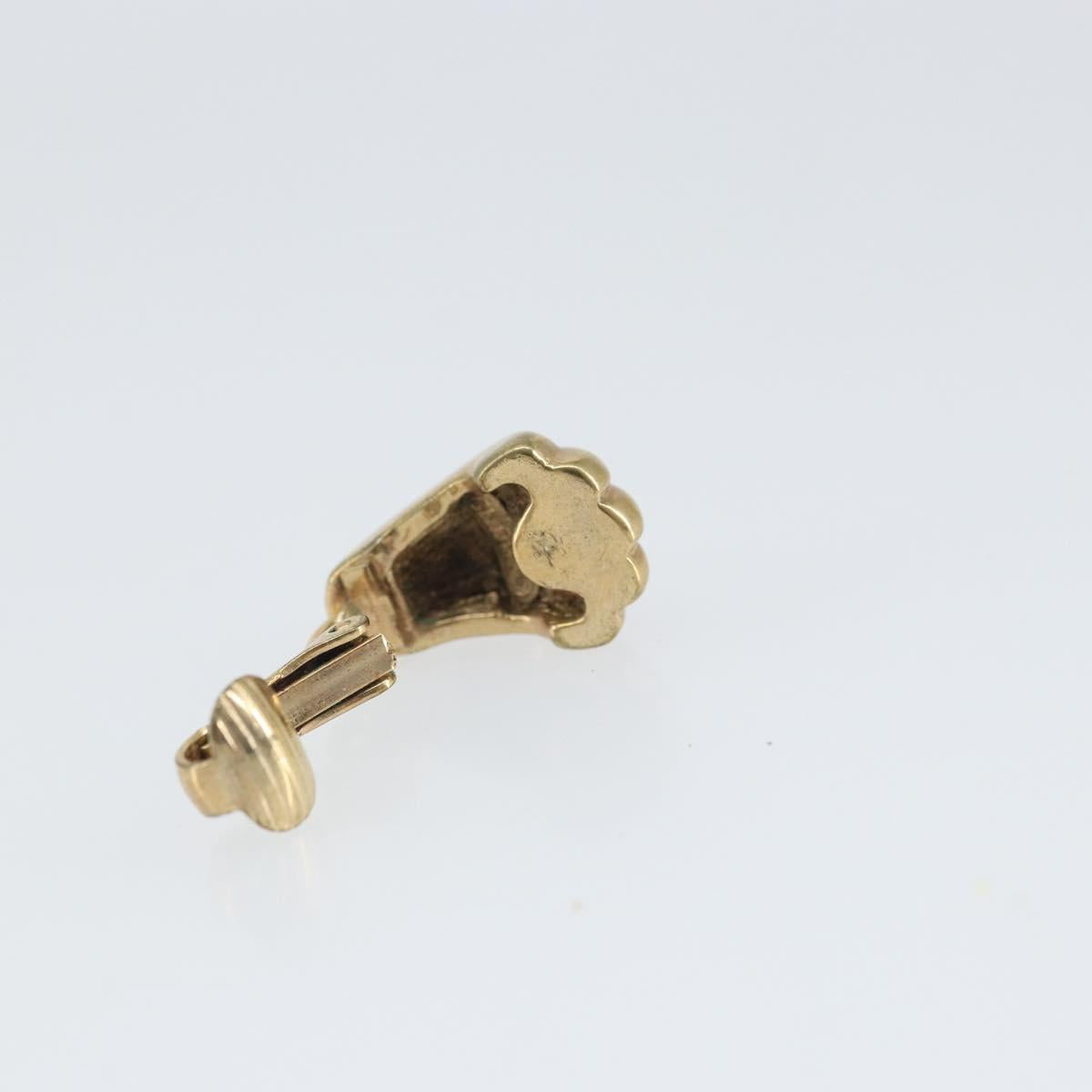 Christian Dior Earring metal Gold Auth bs32322