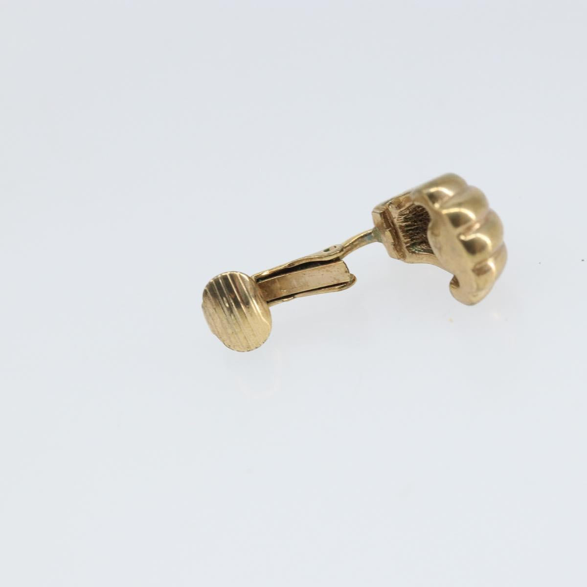 Christian Dior Earring metal Gold Auth bs32322
