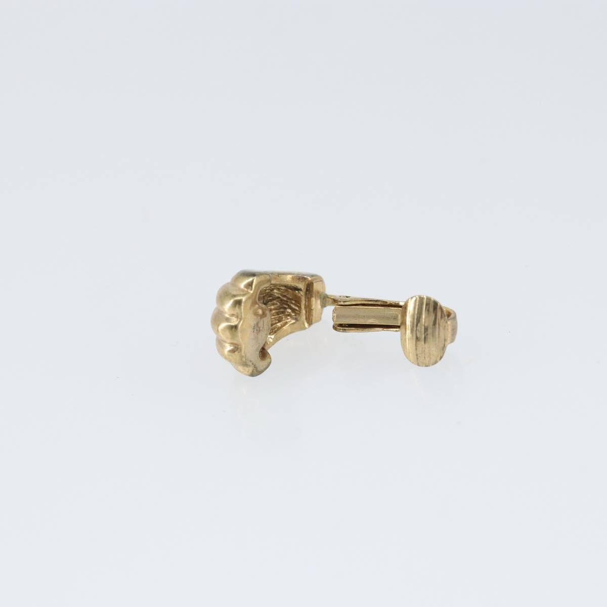 Christian Dior Earring metal Gold Auth bs32322