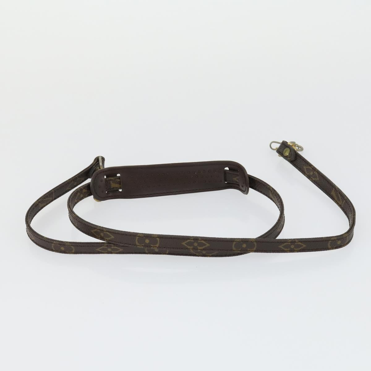 LOUIS VUITTON Epi Monogram Shoulder Strap Boston Bag 2 Set Brown LV Auth bs32354