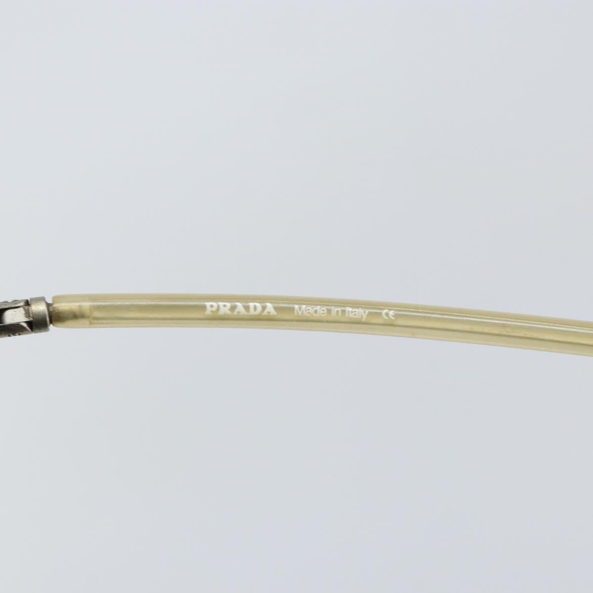PRADA Sunglasses plastic Beige Auth bs32375