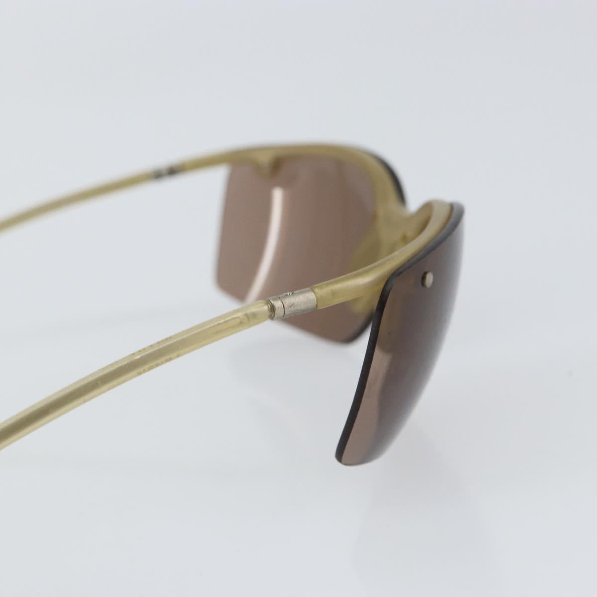 PRADA Sunglasses plastic Beige Auth bs32375