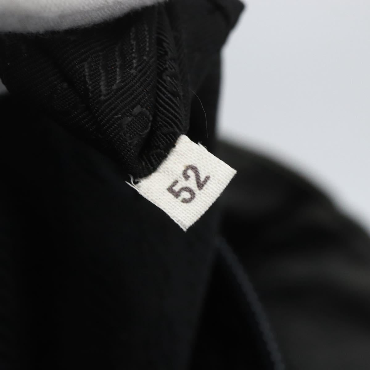 PRADA Hand Bag Nylon Gray Silver Auth bs32381