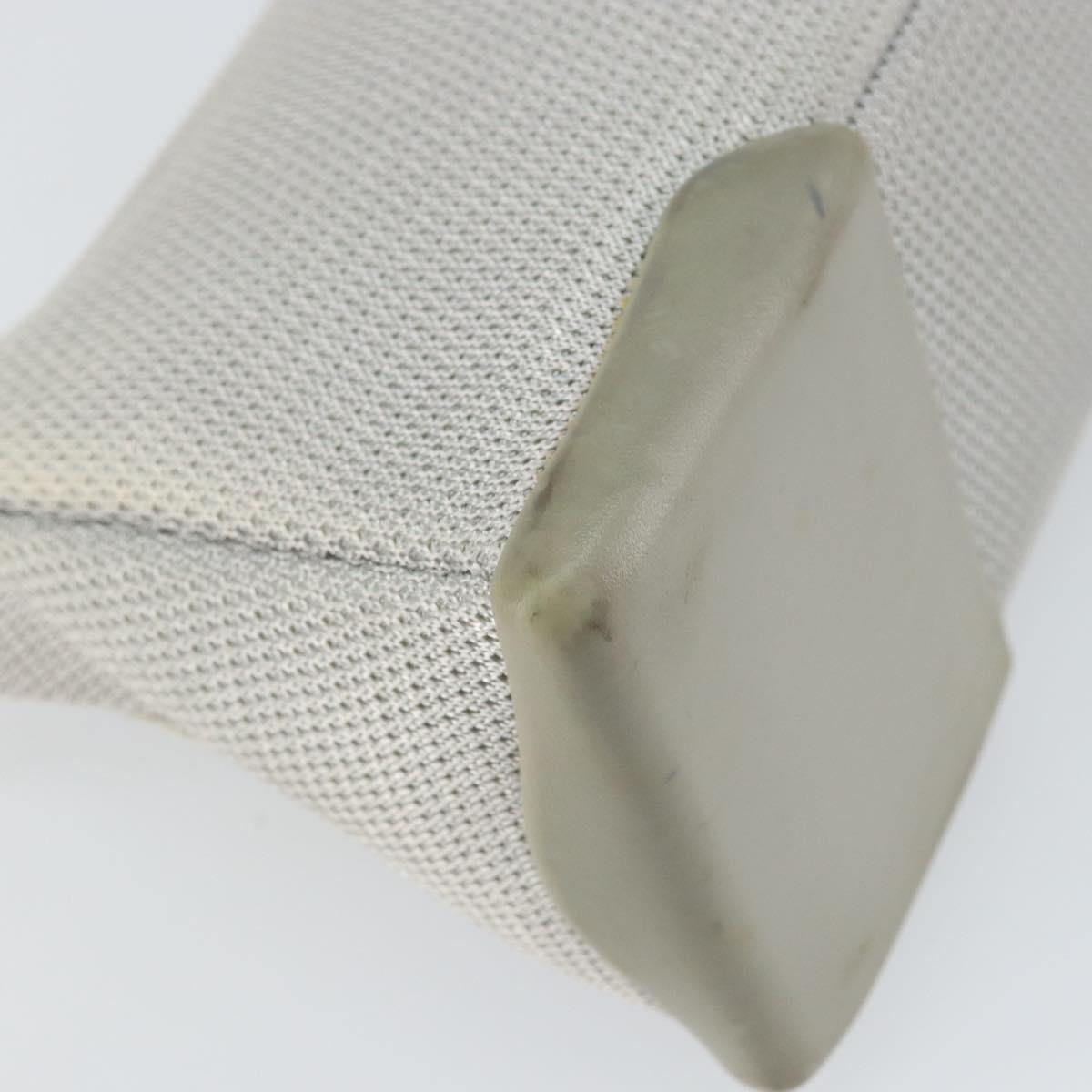 PRADA Sports Shoulder Bag Nylon Gray Silver Auth bs32392