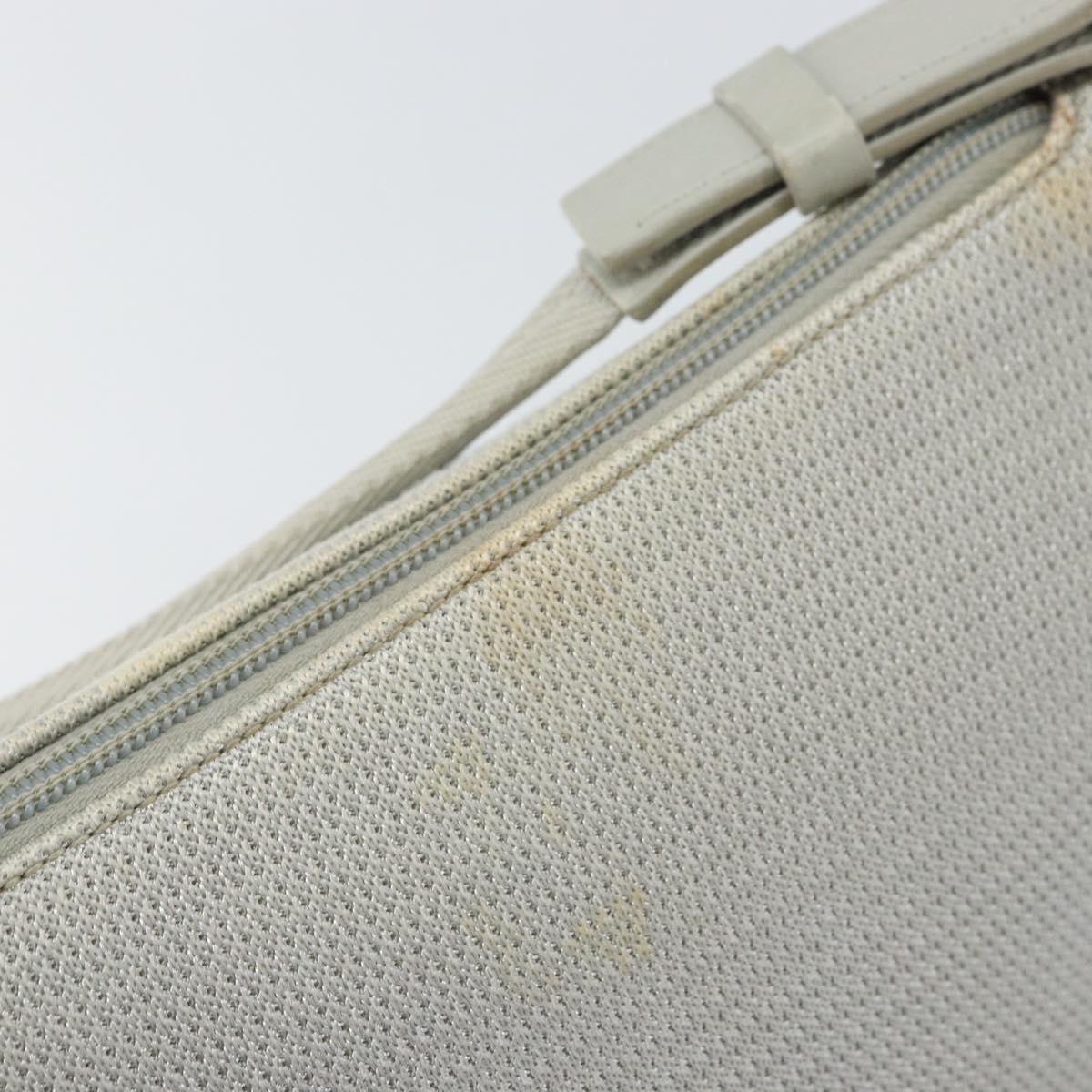 PRADA Sports Shoulder Bag Nylon Gray Silver Auth bs32392