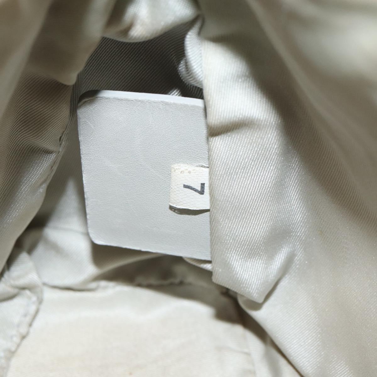 PRADA Sports Shoulder Bag Nylon Gray Silver Auth bs32392