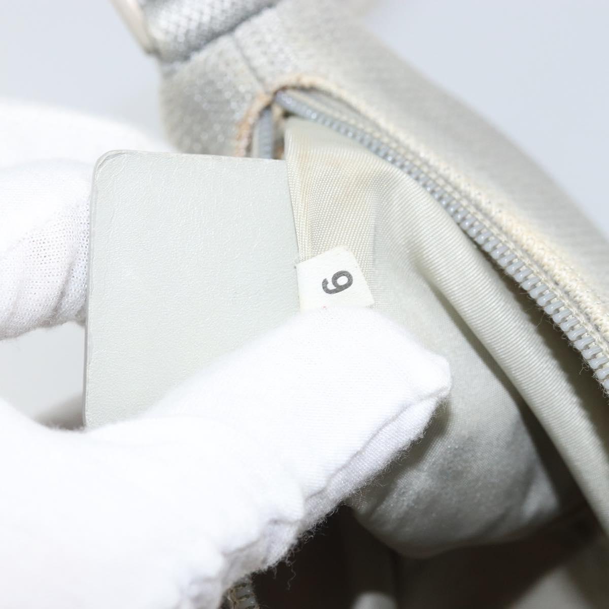 PRADA Sports Shoulder Bag Nylon Gray Silver Auth bs32392