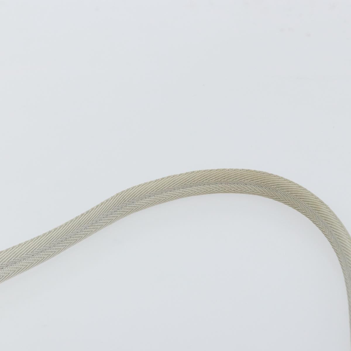 PRADA Sports Shoulder Bag Nylon Gray Silver Auth bs32392