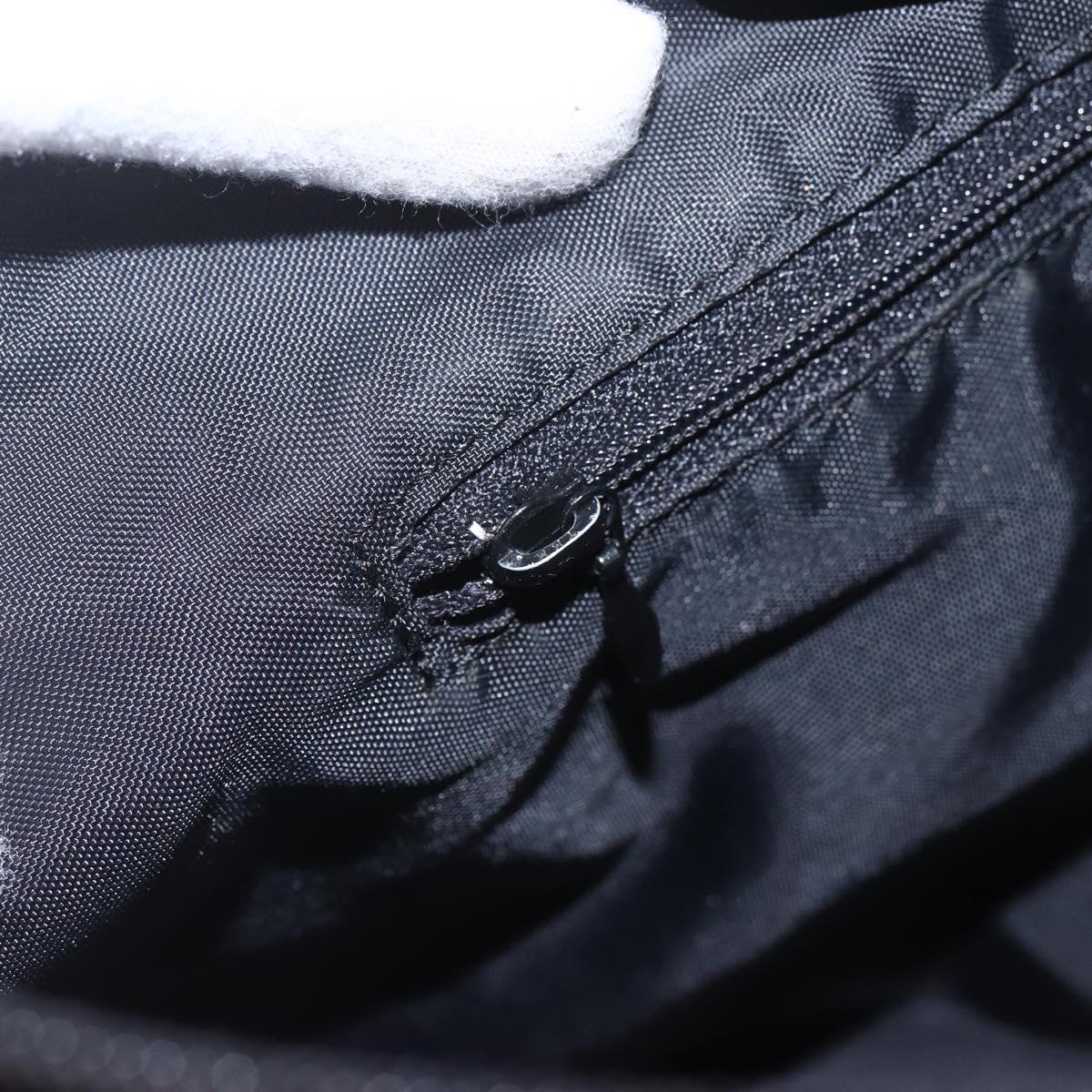 BURBERRY Nova Check Blue Label Shoulder Bag Nylon Pink Silver Auth bs32401