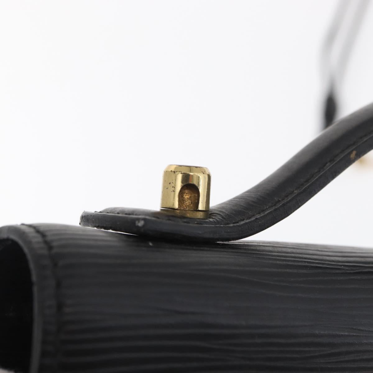 LOUIS VUITTON Epi Monceau 28 Hand Bag Black M52122 LV Auth bs32421