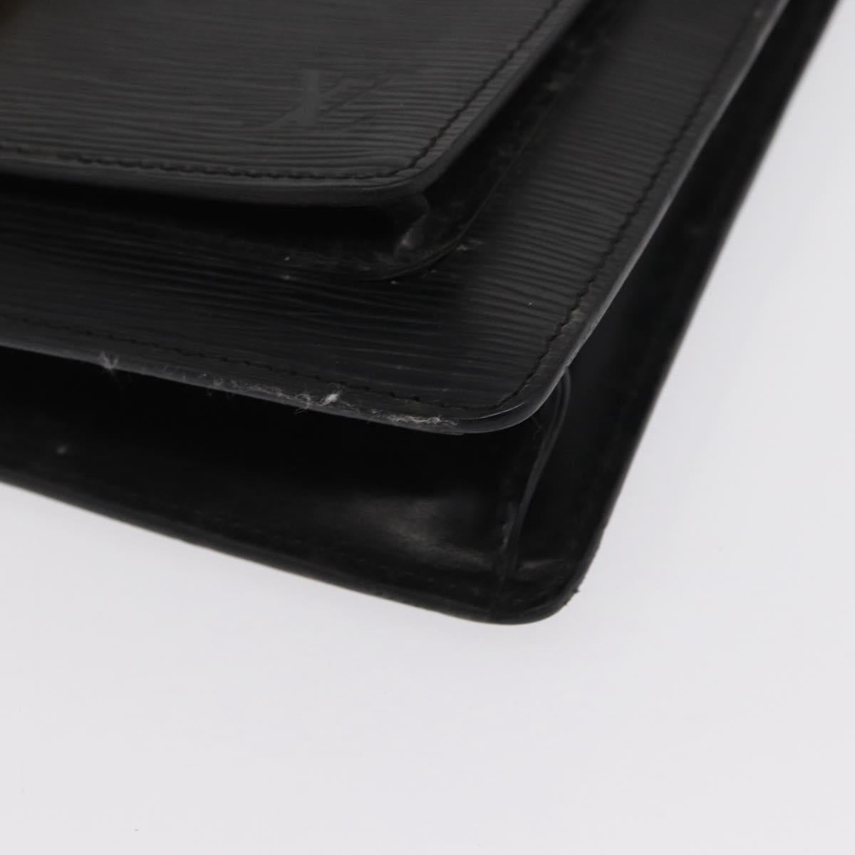 LOUIS VUITTON Epi Monceau 28 Hand Bag Black M52122 LV Auth bs32421