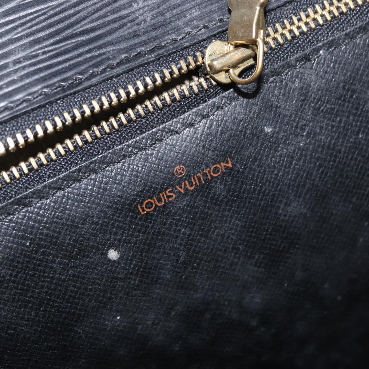 LOUIS VUITTON Epi Monceau 28 Hand Bag Black M52122 LV Auth bs32421